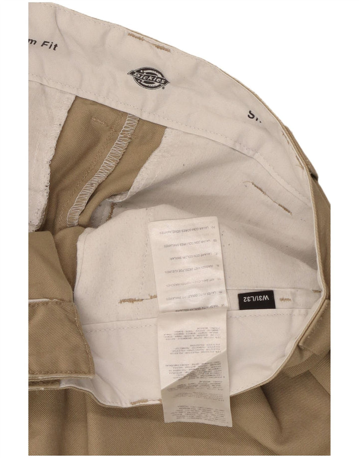 Dickies Herre Slim Chino Shorts W31 Medium Beige Polyester