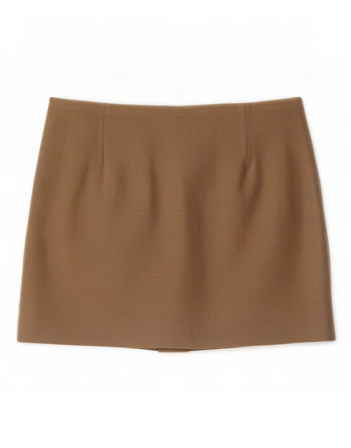 Zara Mini-nederdel til kvinder XS W24 Beige