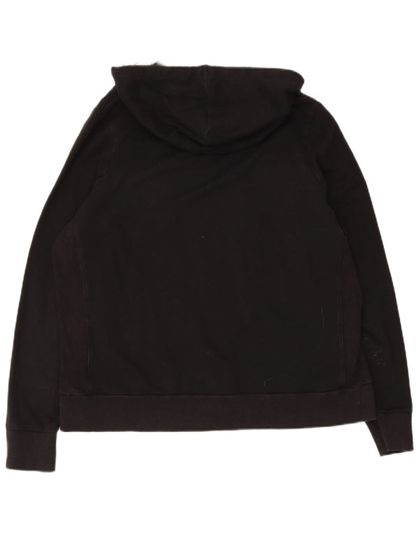 Marks & Spencer Dame Hættetrøje Sweater UK 20 2XL Sort Bomuld