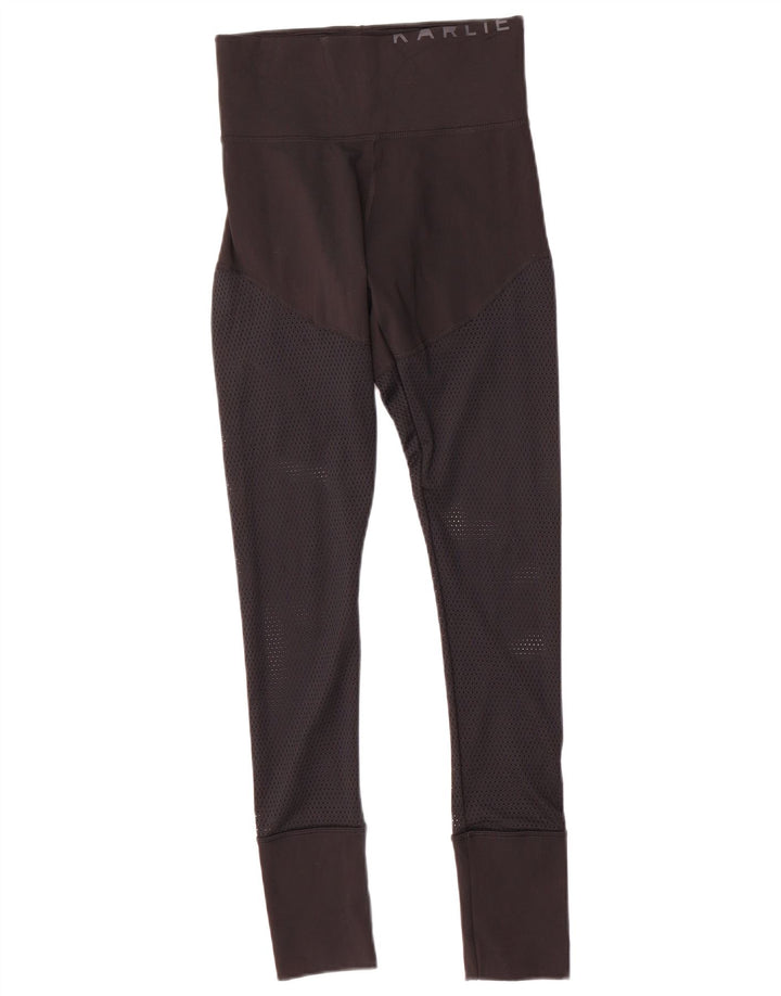 Adidas Graphic Leggings til kvinder UK 8/10 Small Black