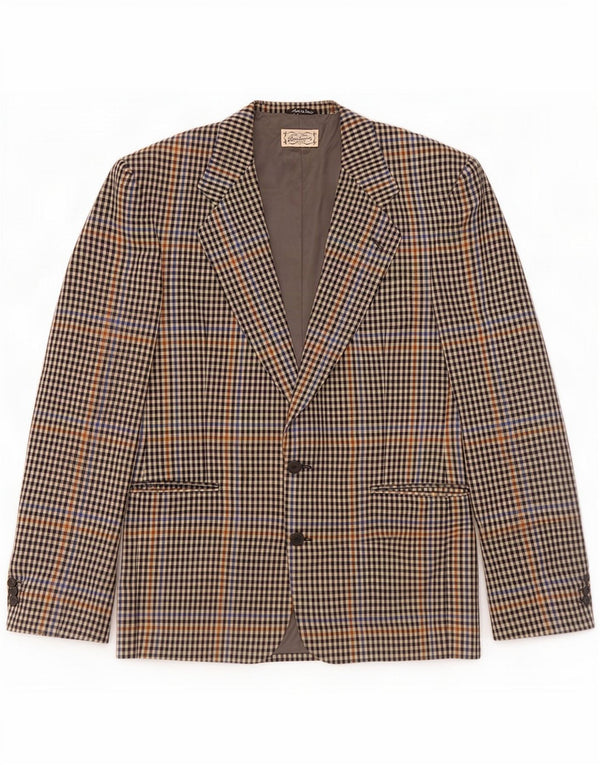 Ferre Herre 2-knaps blazerjakke IT 52 XL Multifarvet Gingham