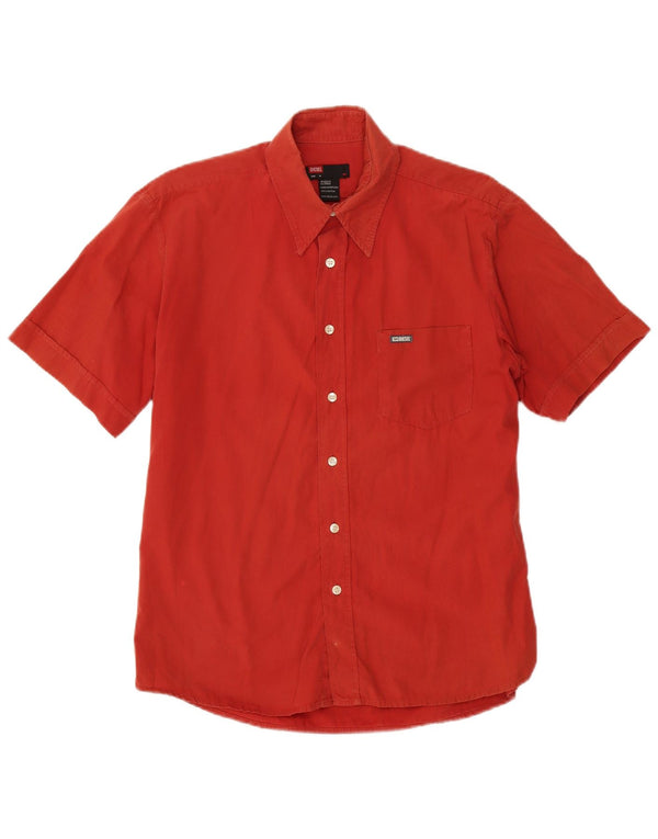Diesel Kortærmet Herreskjorte Medium Rød Bomuld