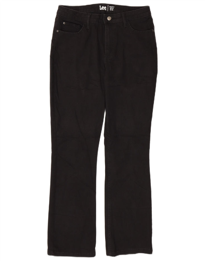 LEE Dame Mid Rise Regular Fit Bootcut Jeans W32 L30 Sort
