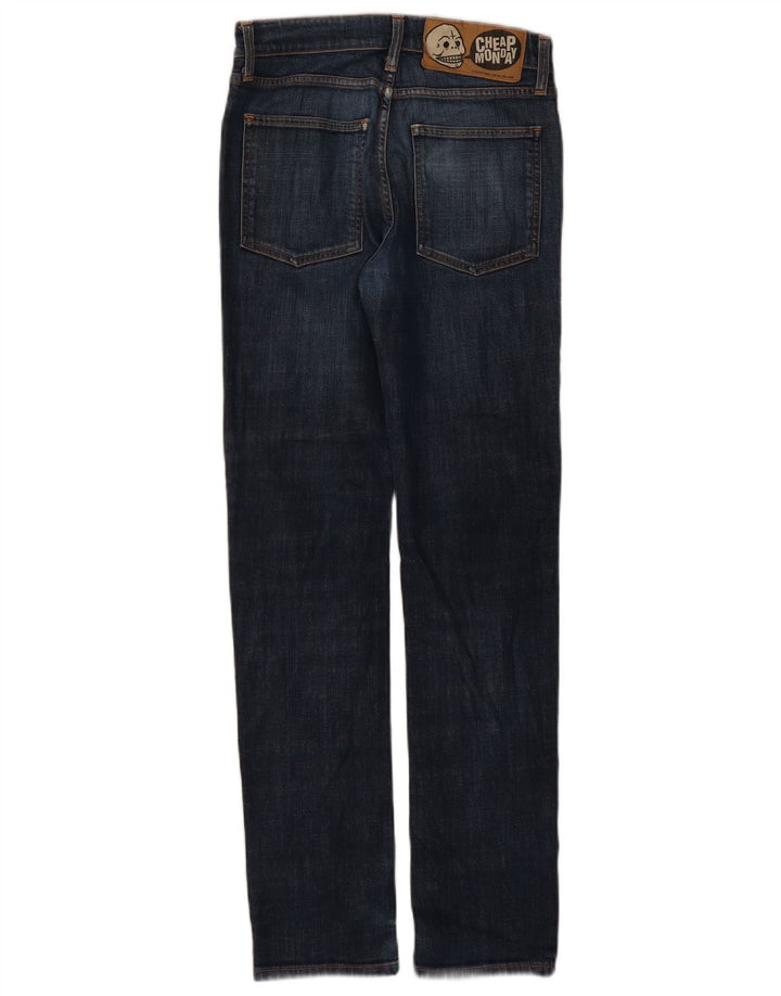Billig mandag Dame Slim Jeans W33 L31 Marineblå Bomuld
