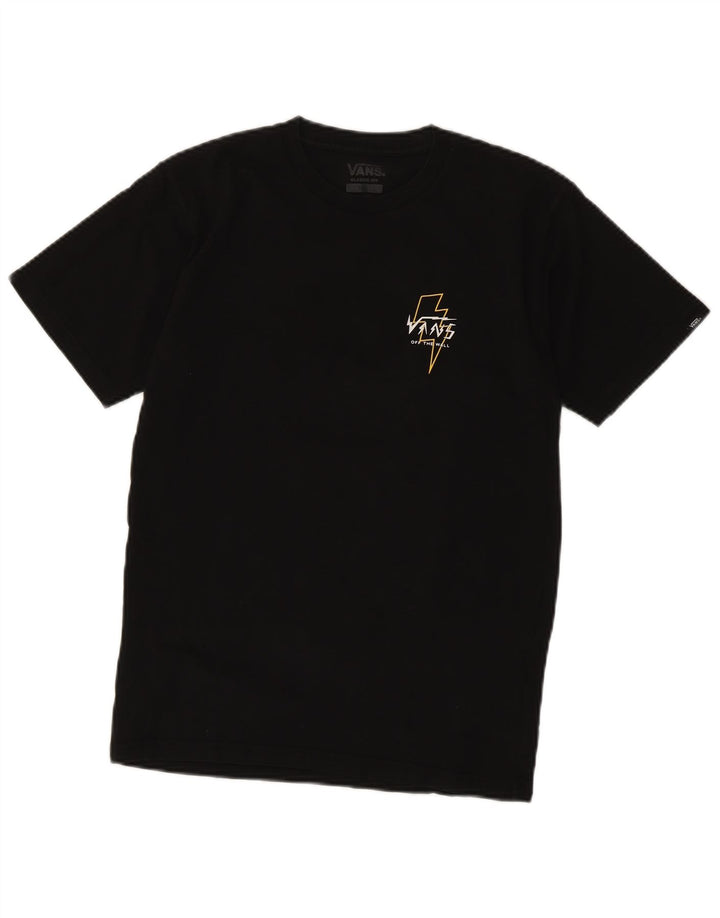 Vans Herre Classic Fit Grafisk T-Shirt Top Lille Sort