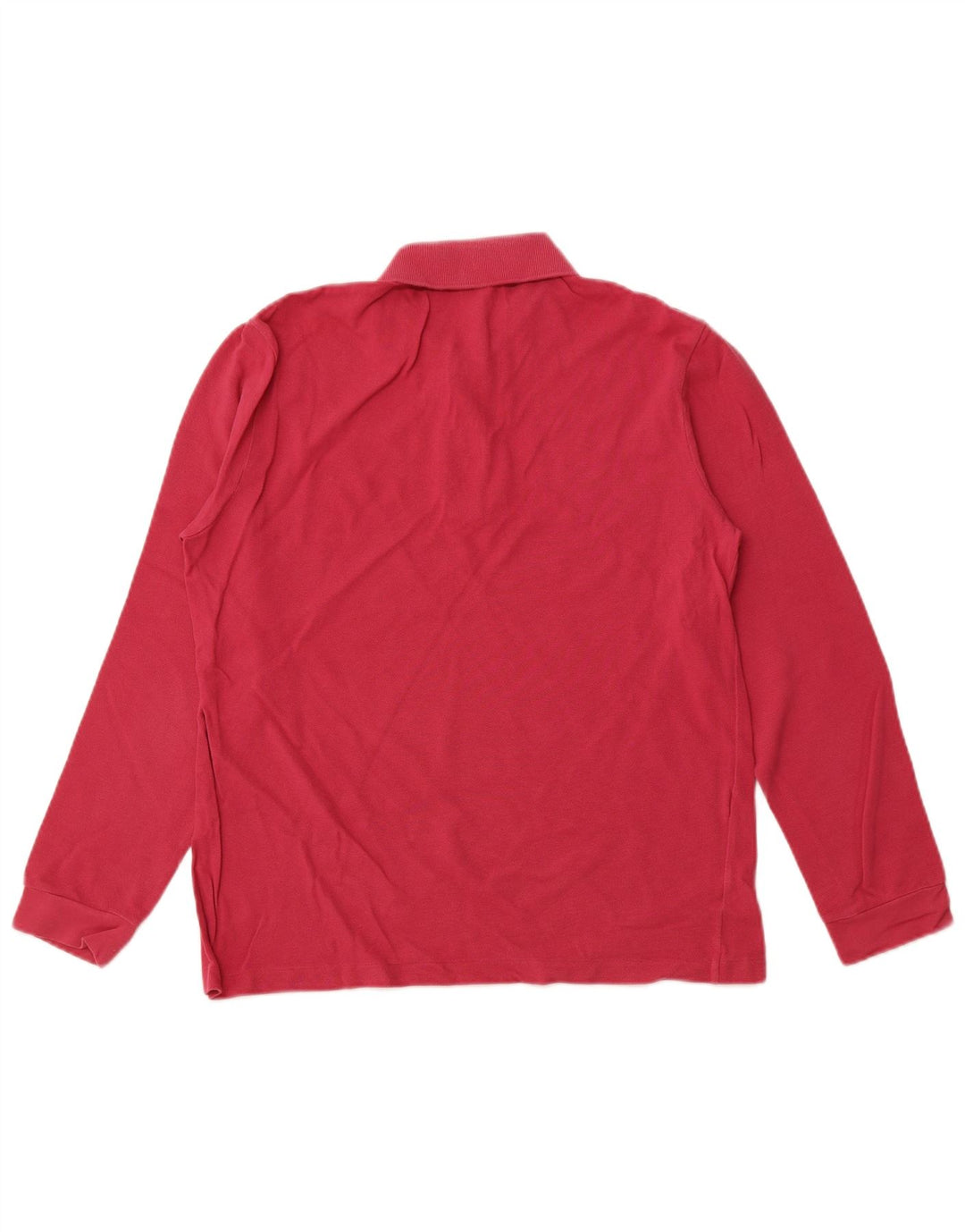 LACOSTE Langærmet poloshirt til mænd størrelse 3 Lille Pink Bomuld