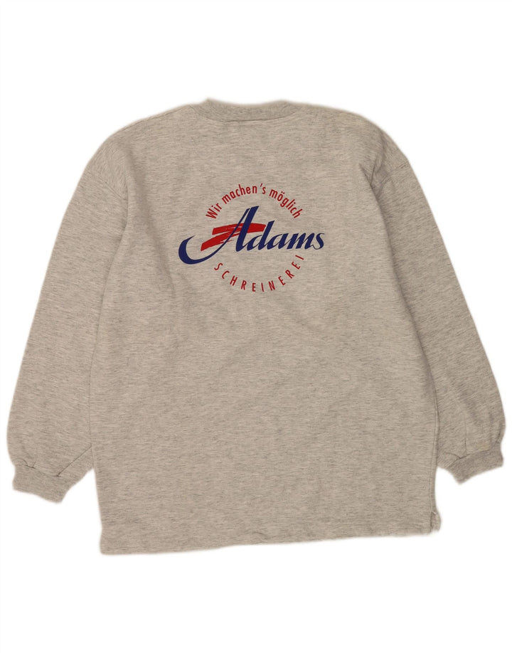 Adams Sweatshirt til mænd XL Grå Flecked Bomuld