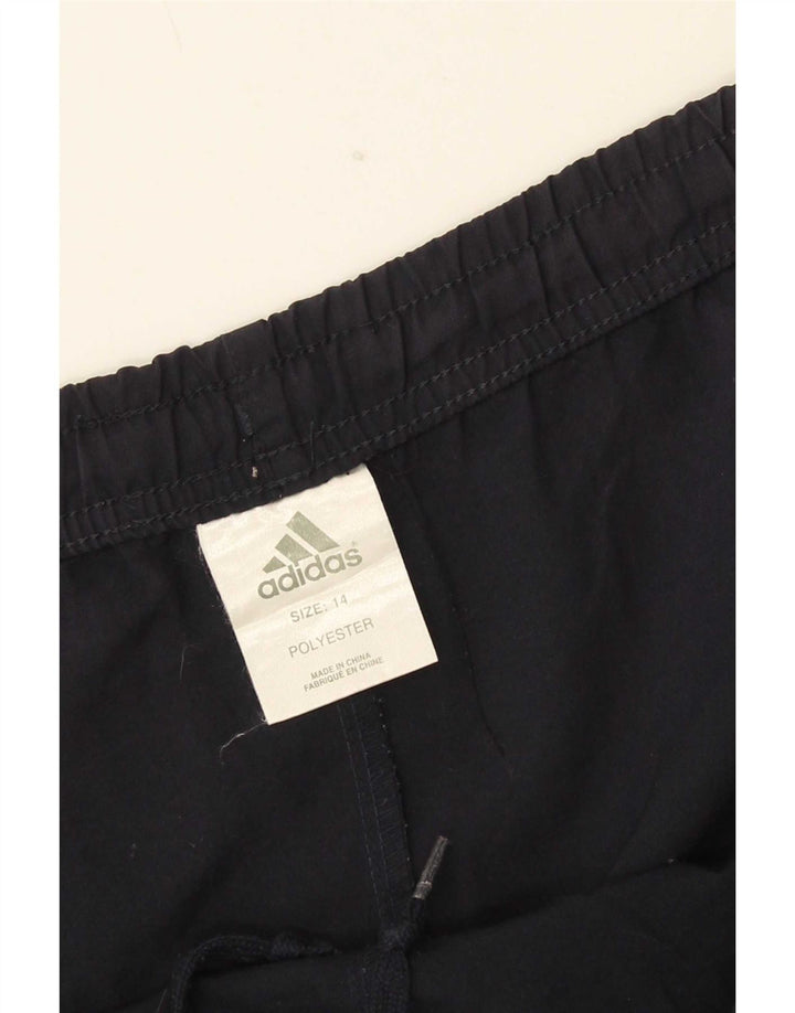 Adidas Dame Sports Shorts UK 14 Large Navy Blue Polyester