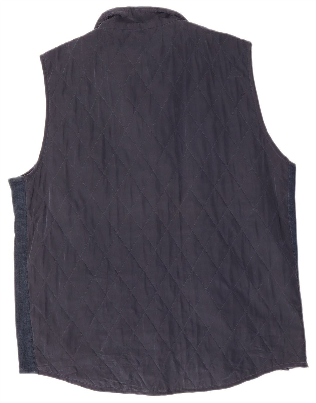 CONTE OF FLORENCE Herre Quiltet Gilet UK 44 2XL Navy Blue