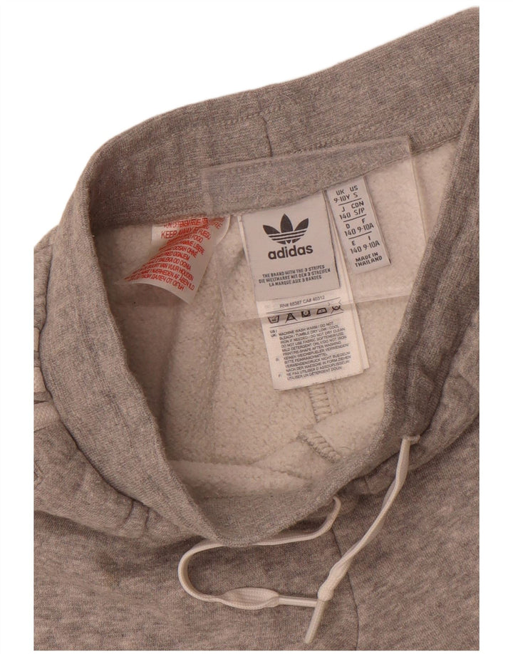 Adidas drenge sportsshorts 9-10 år grå bomuld
