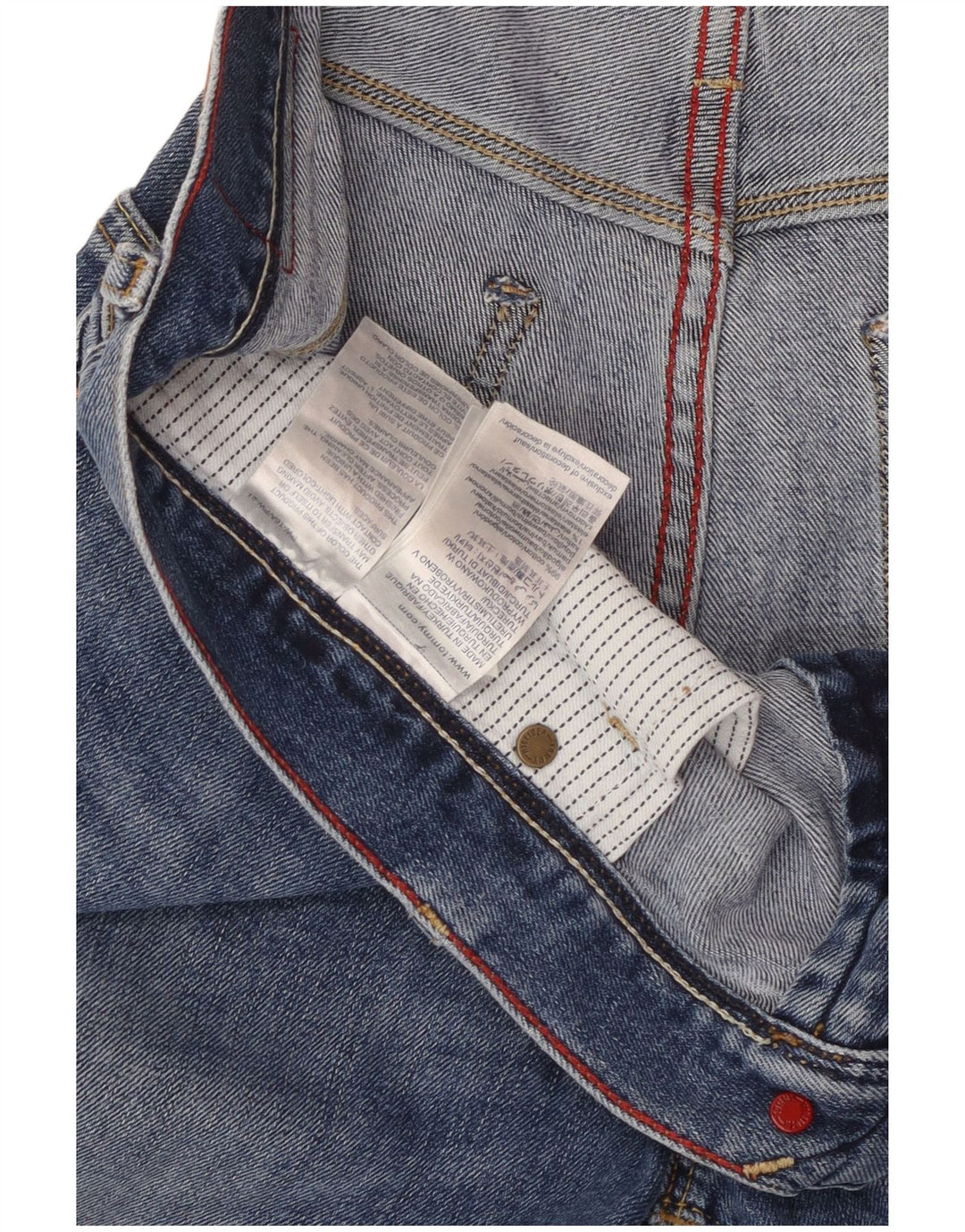 TOMMY HILFIGER Herre Bleecker Slim Jeans W33 L34 Blå Bomuld