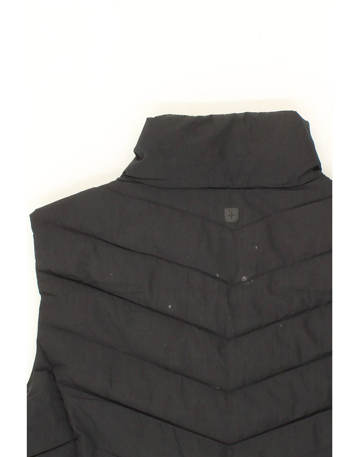 MOUNTAIN WAREHOUSE Womens Padded Gilet UK 12 Medium  Black Nylon Vintage Mountain Warehouse and Second-Hand Mountain Warehouse from Messina Hembry 