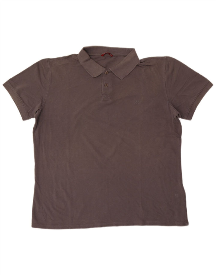 Carrera herre poloshirt XL grå bomuld
