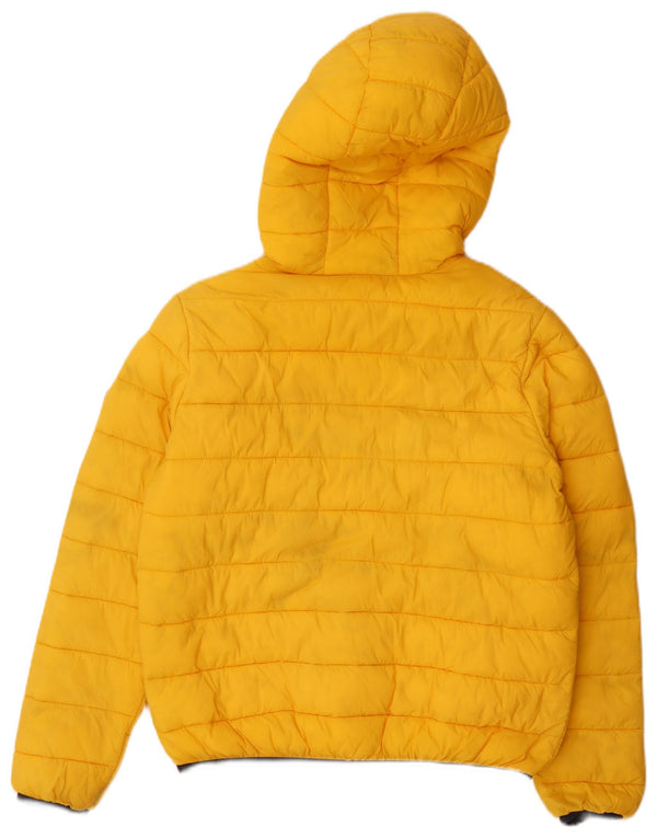Tommy Hilfiger Herre Hættejakke Regular Fit Polstret Jakke UK 38 Medium Gul