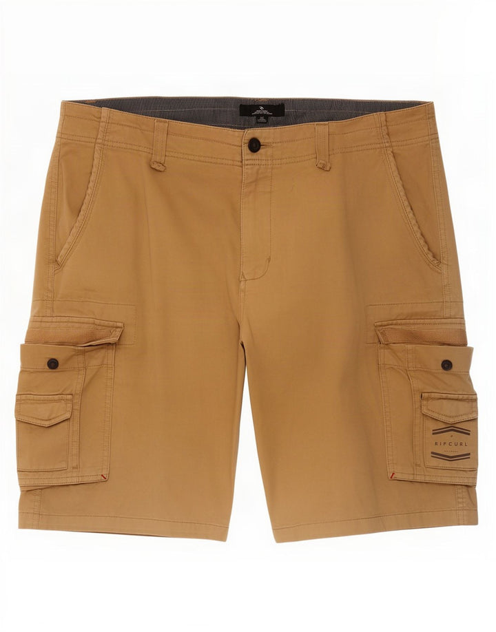 Rip Curl Herre Cargo Shorts W36 Stor brun bomuld