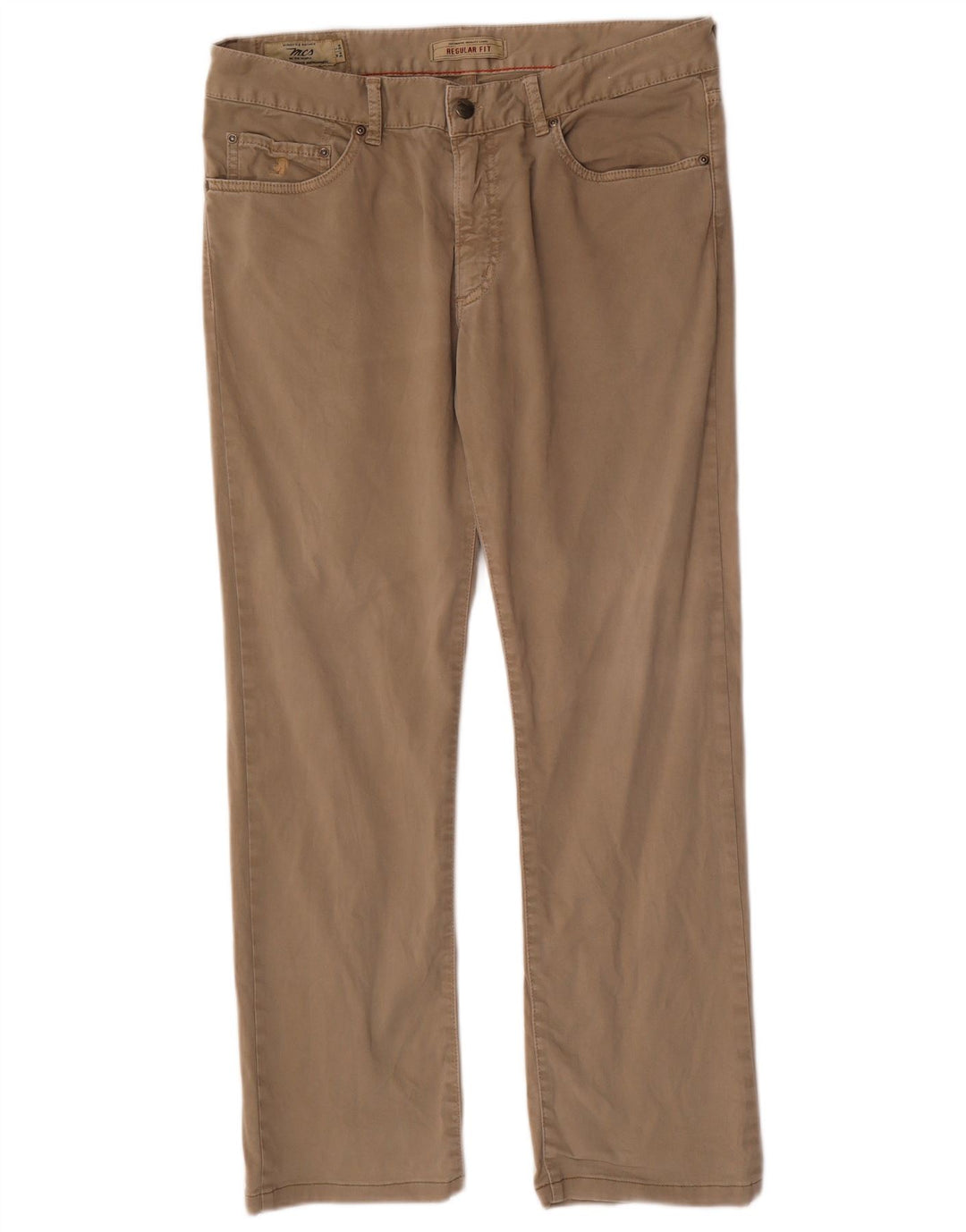 Marlboro Classics Straight Chino-bukser til mænd W34 L29 Beige