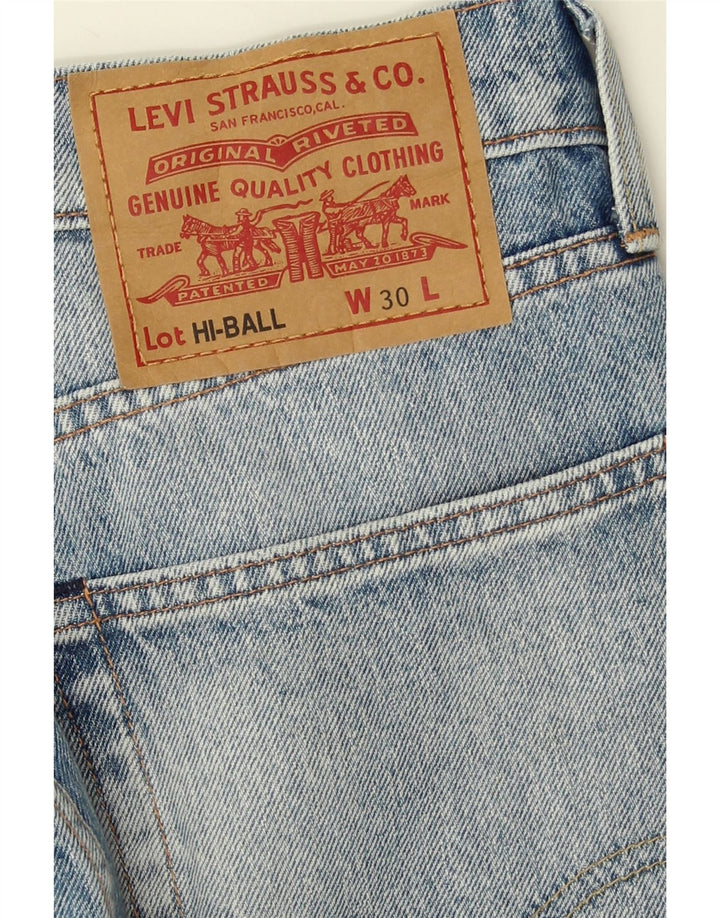 Levi's Herre Distressed Hi-Ball Tapered Jeans W30 L30 Blå