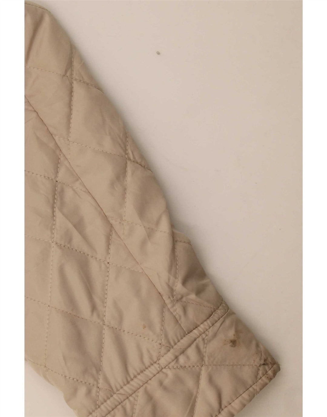 Marks & Spencer Quiltet jakke til kvinder UK 16 Large Beige Polyester