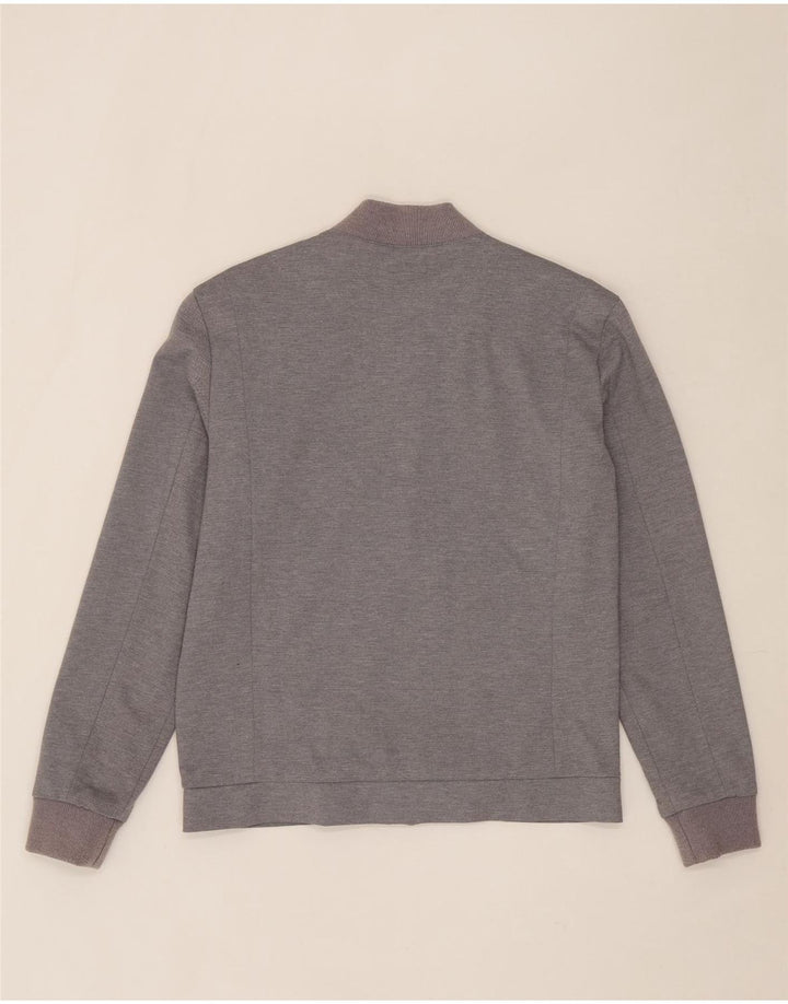 ZARA Mens Bomber Jacket UK 40 Large Grey Vintage Zara and Second-Hand Zara from Messina Hembry 