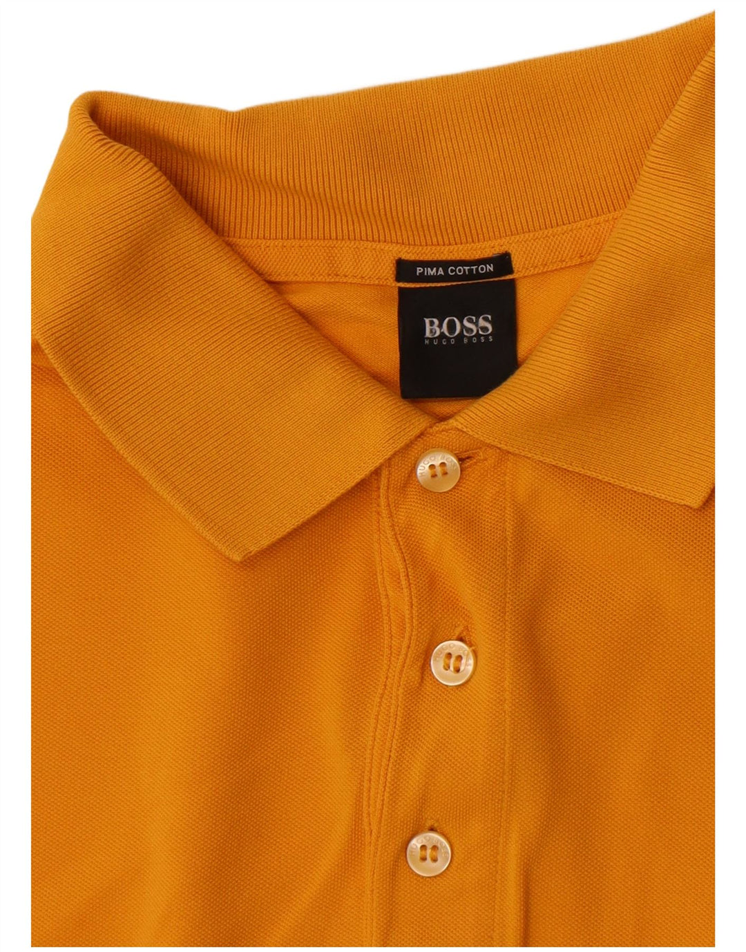Hugo Boss herre poloshirt XL gul