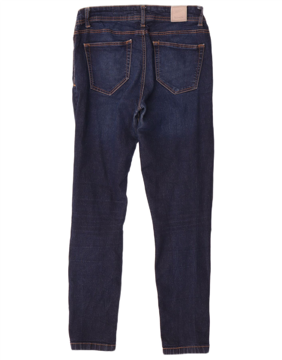 BÆNK Dame Skinny Jeans W29 L30 Marineblå Bomuld