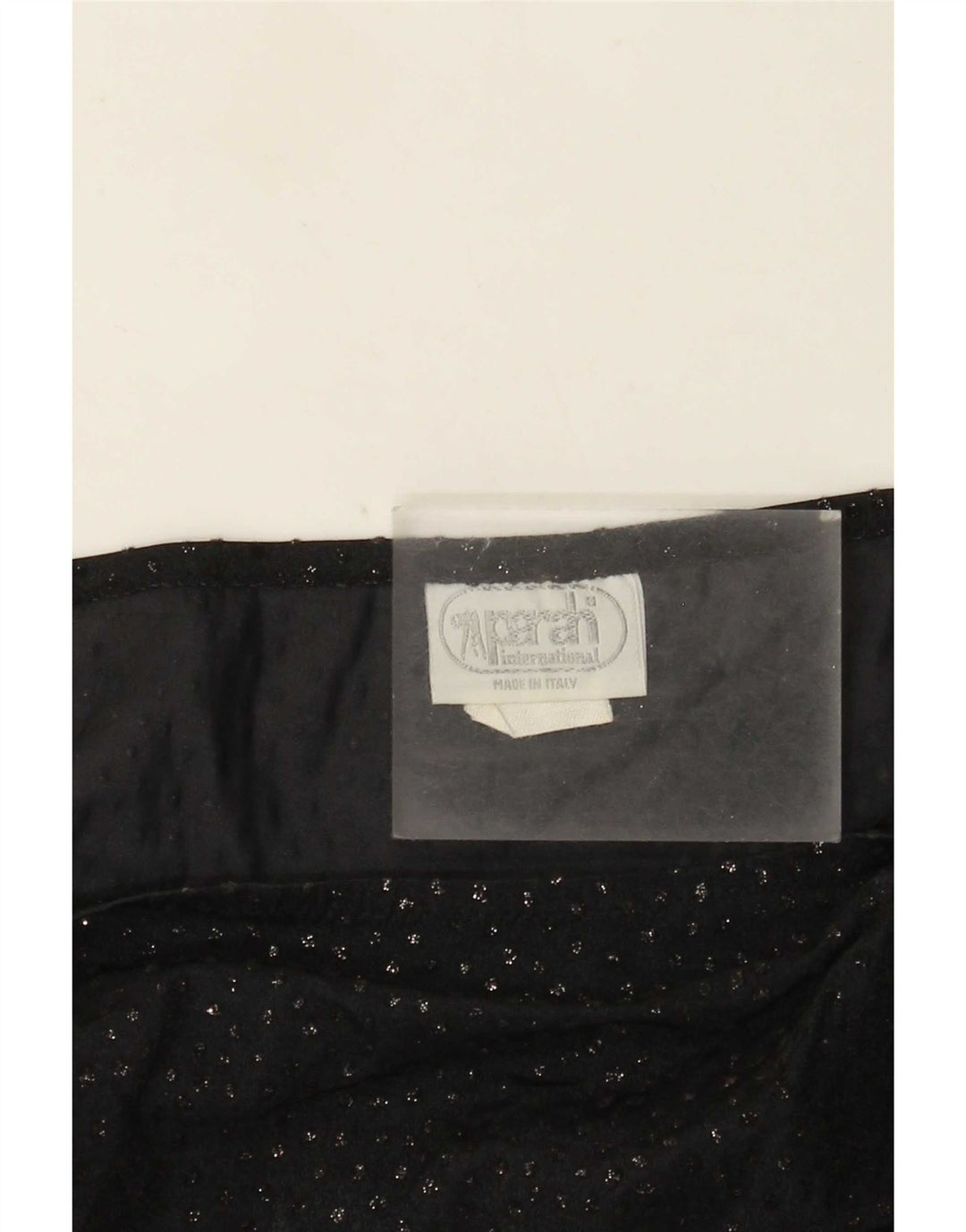Parah Womens se gennem asymmetrisk nederdel Medium W28 sort polyamid