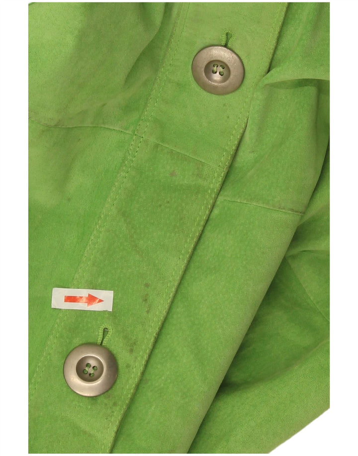 Gai Mattiolo Dame Ruskindsjakke UK 16 Large Green