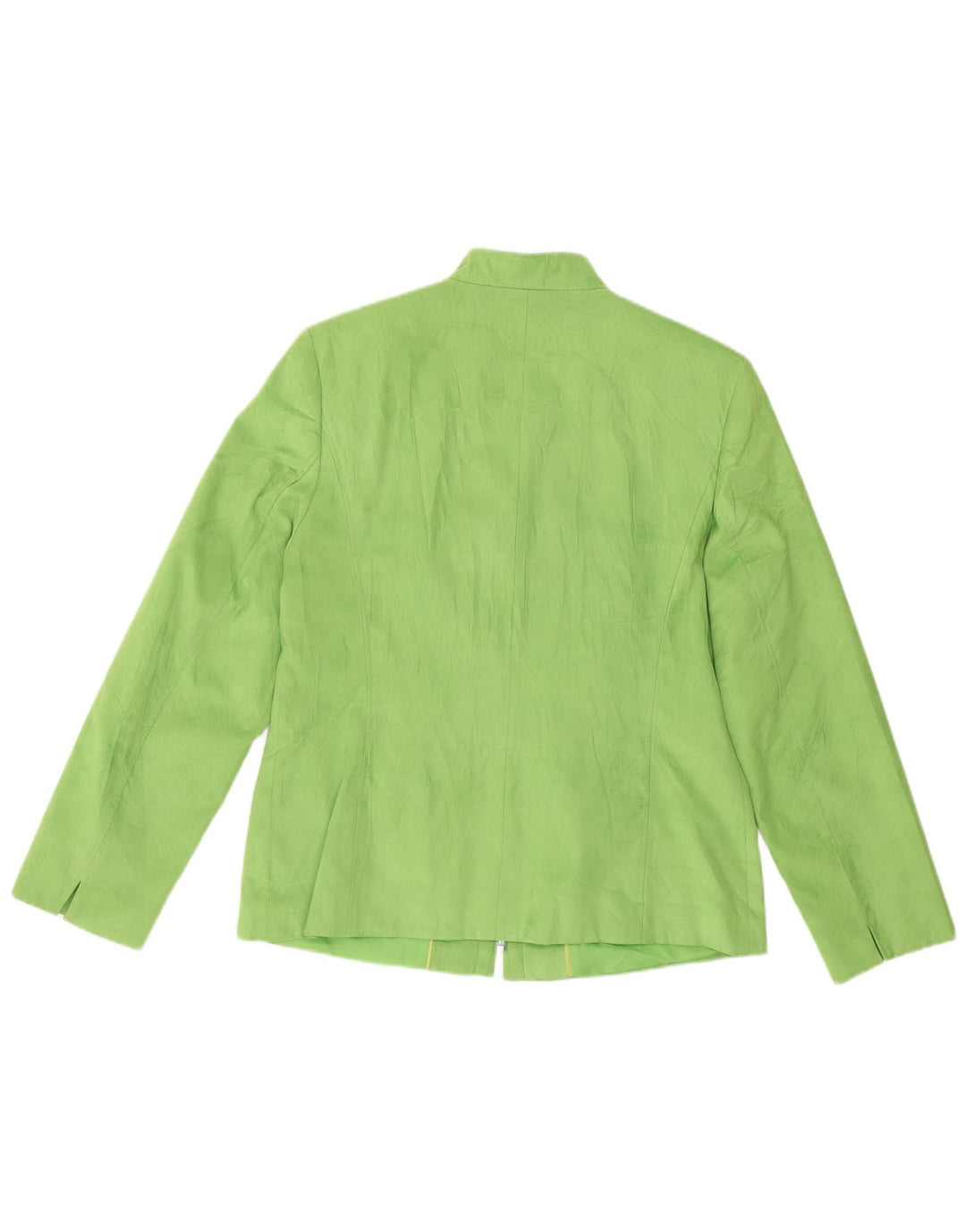 Vintage Dame Blazer Jacket UK 12 Medium Green Polyester