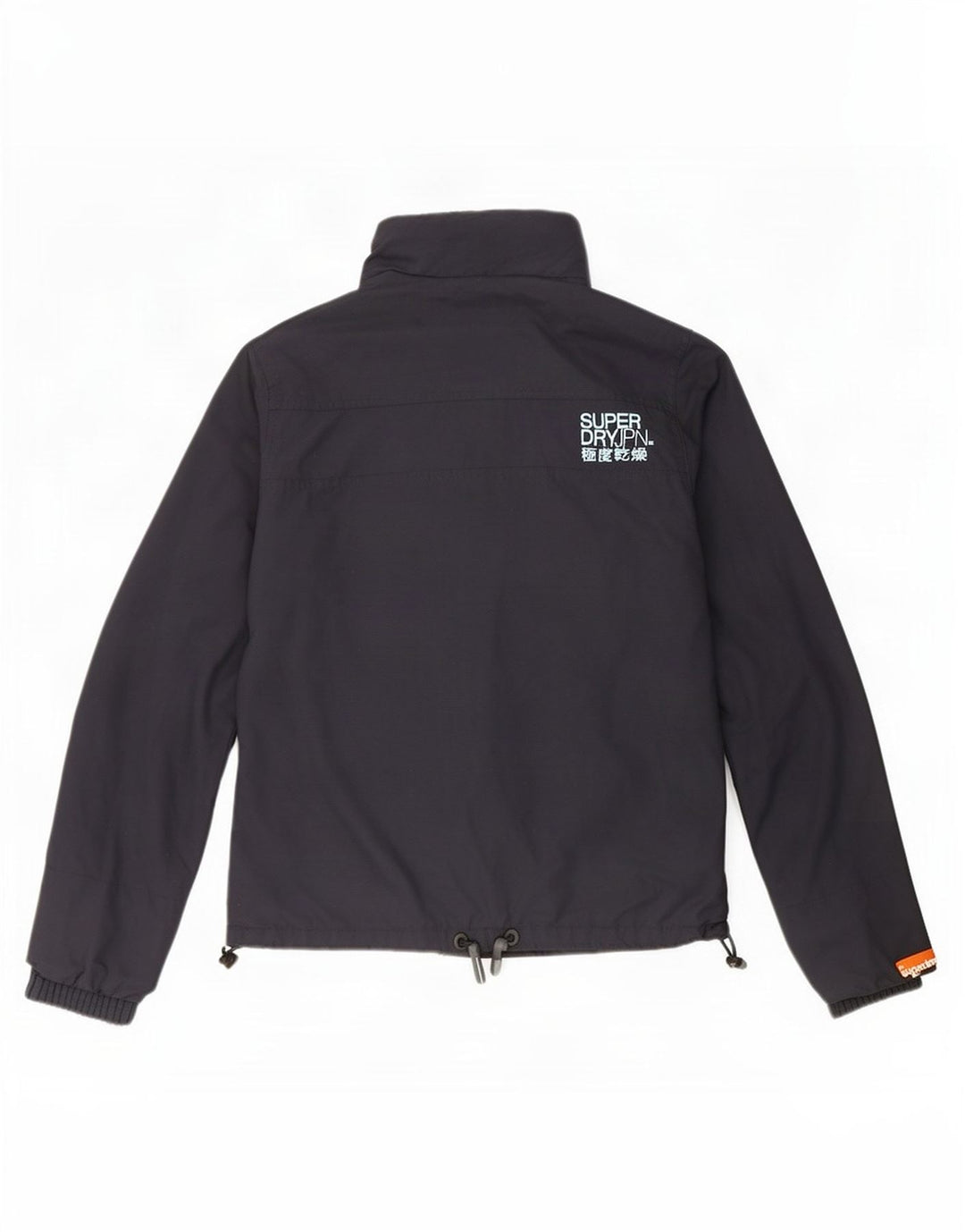 Superdry regnjakke til kvinder UK 14 Stor marineblå nylon