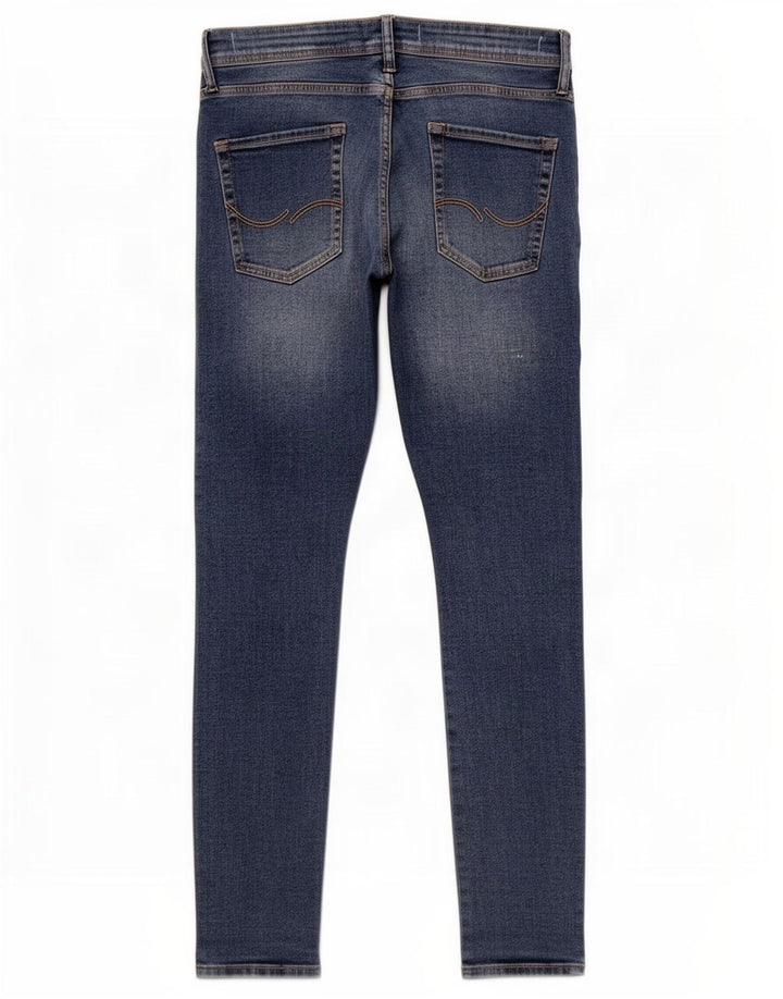 Jack & Jones Dame Liam Distressed Skinny Jeans W30 L32 Blå