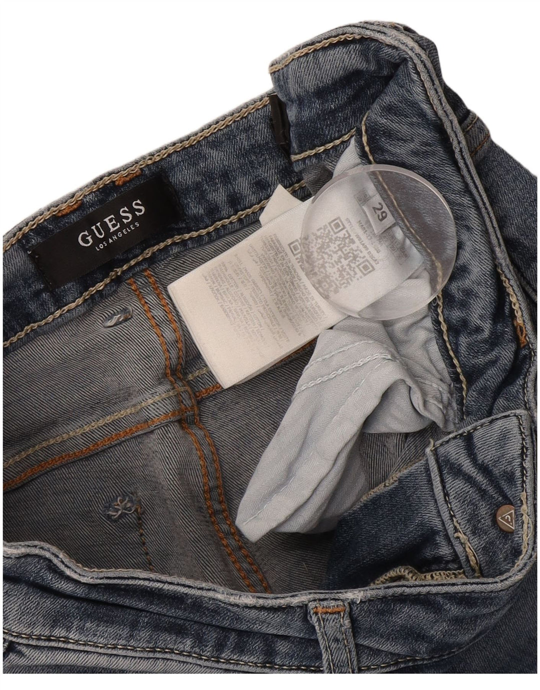 Guess Kvinder Annette Skinny Jeans W29 L26 Blå Bomuld