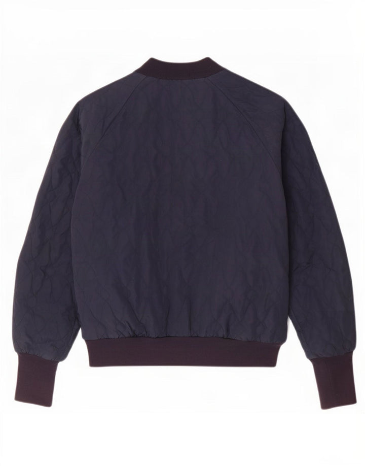 Gant Herre quiltet jakke UK 38 Medium Navy Blue Polyester