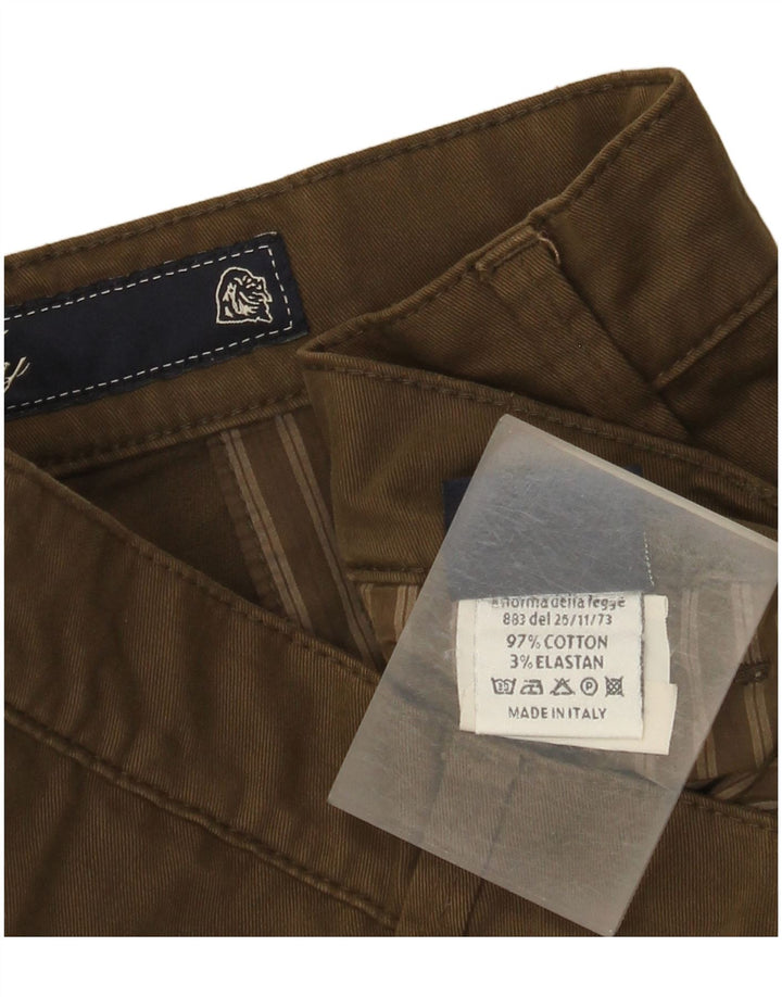 Fay Herre Lige Chinobukser W33 L29 Brun Bomuld
