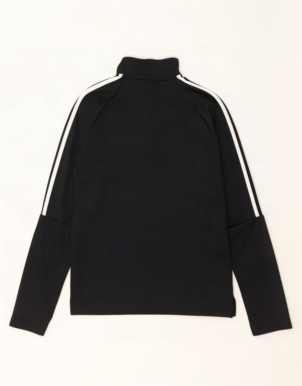 Adidas Herre Aeroready Zip Neck Pullover Træningsdragt Top XS Sort Polyester