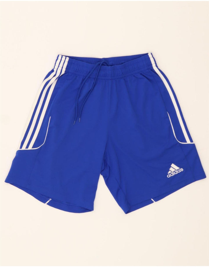 ADIDAS Mens Climalite Sport Shorts Medium Blue Polyester Vintage Adidas and Second-Hand Adidas from Messina Hembry 