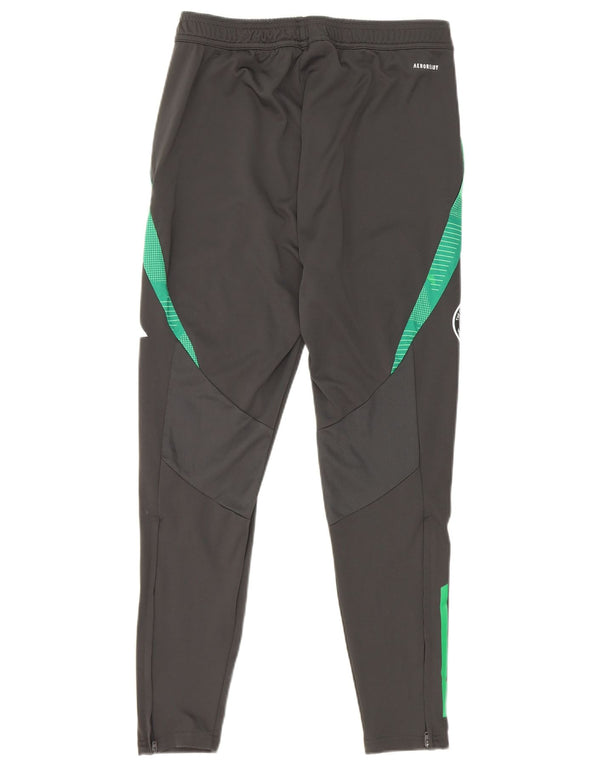 Adidas Dame Boston Celtics Grafisk træningsdragt Bukser UK 14 Medium Grå