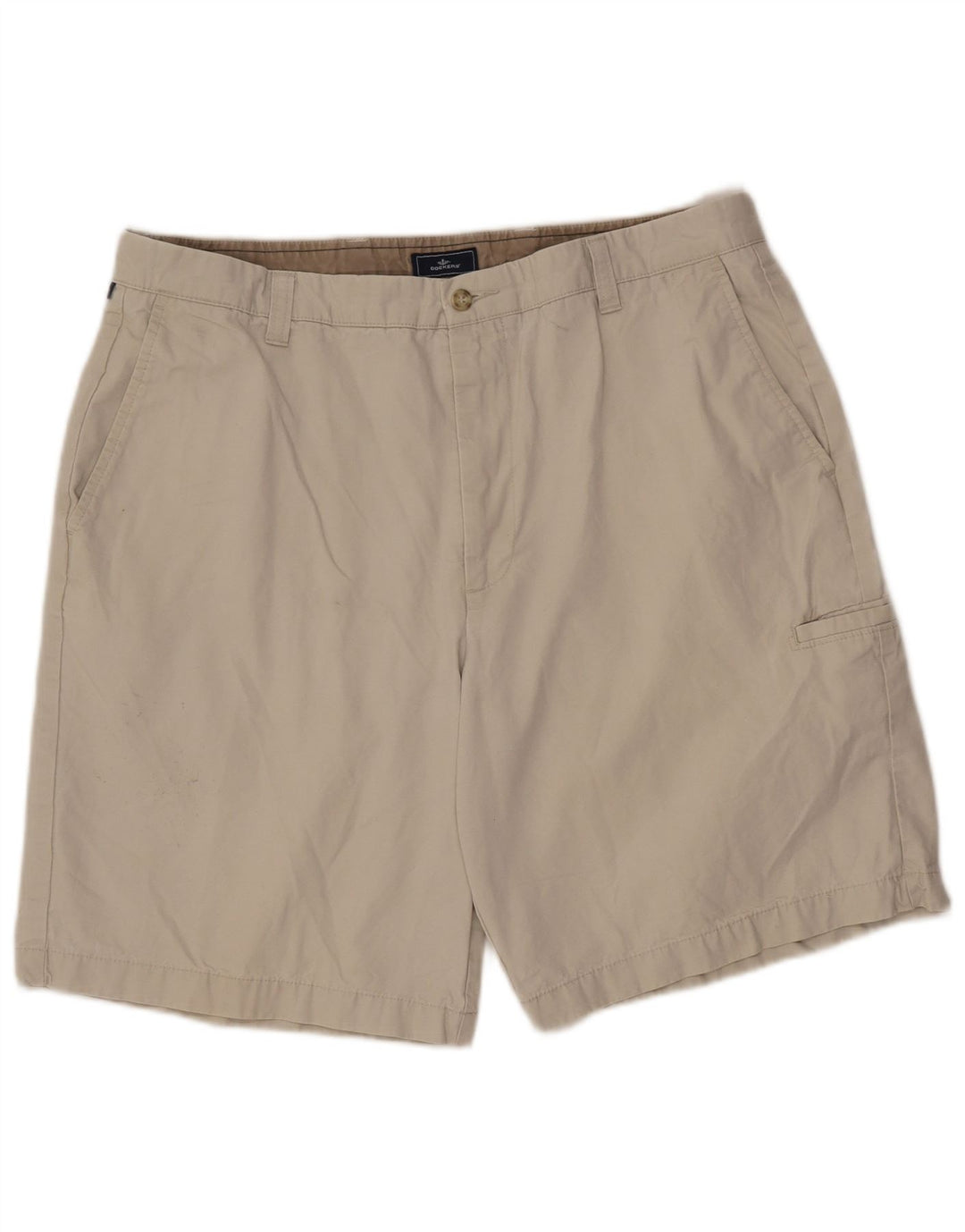 DOCKERS Herre Cargo Shorts W38 XL Beige Bomuld