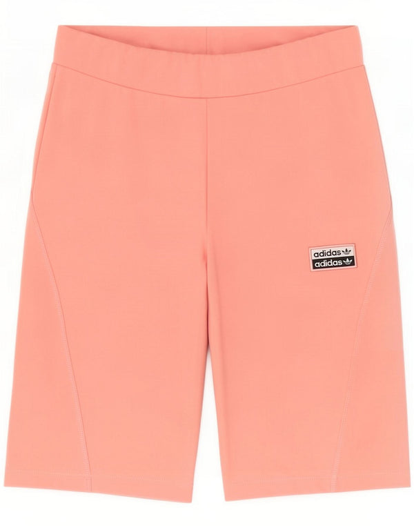 Adidas Womens Sport Shorts UK 8 Small Pink Polyester
