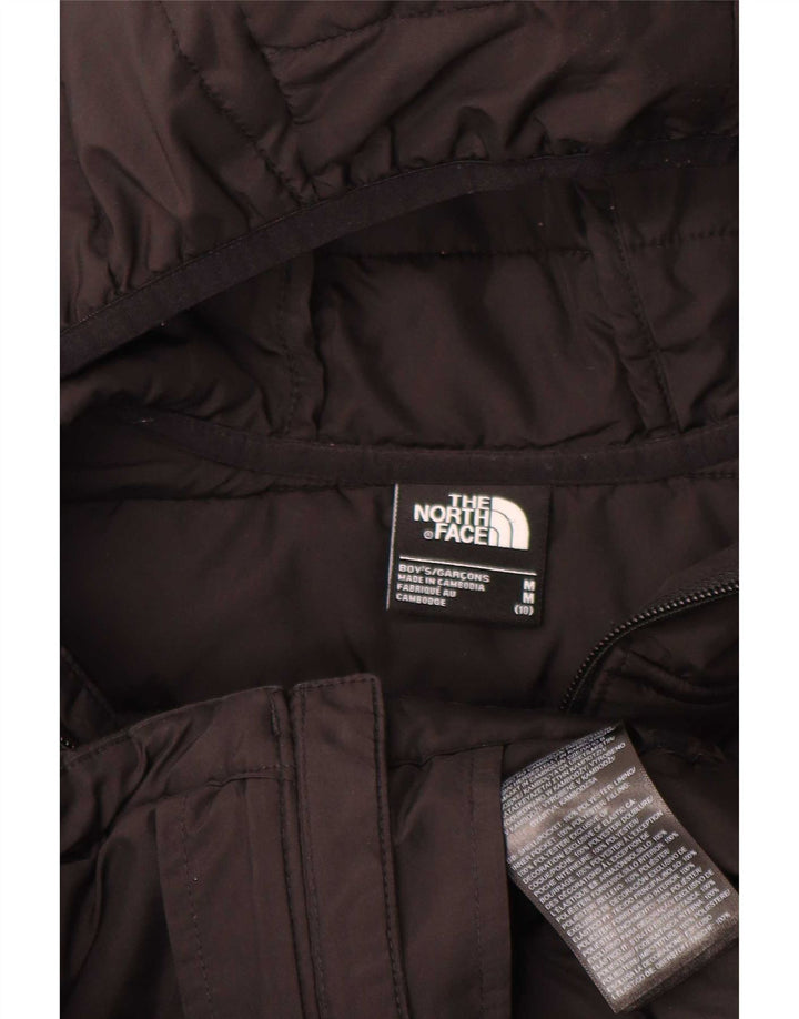 The North Face Boys Polstret Hættejakke 9-10 År Medium Sort Polyester