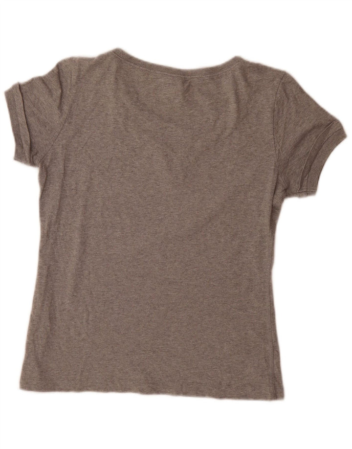 Champion Womens Heritage Classics Grafisk T-Shirt Top UK 14 Large Grey