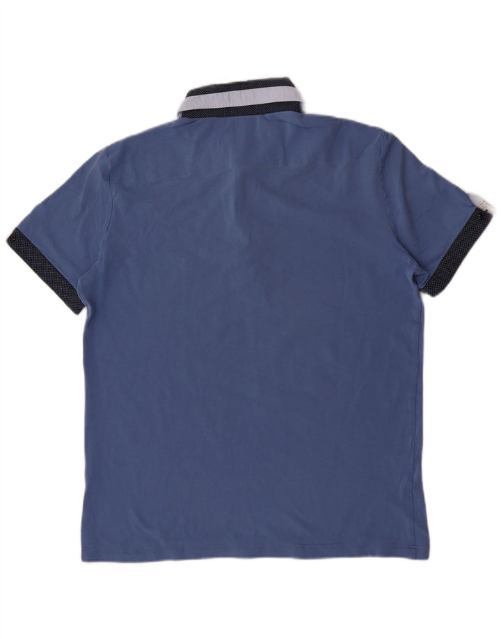 Cesare Paciotti herre poloshirt XL blå