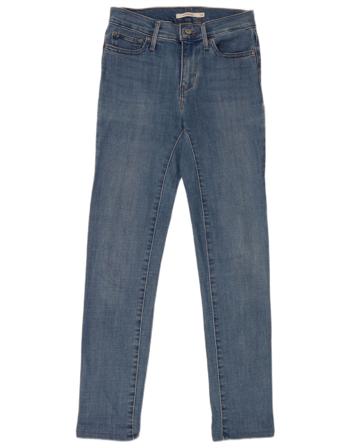 Levi's Kvinder Slankende Slim Jeans W25 L29 Blå Bomuld