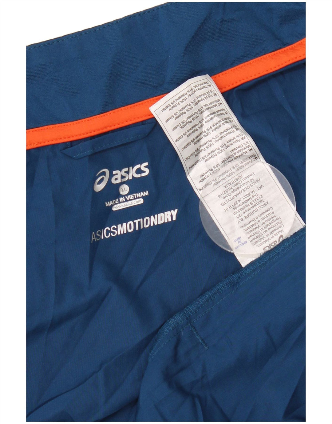 Asics Træningsdragt til mænd Topjakke XL Blå Polyester