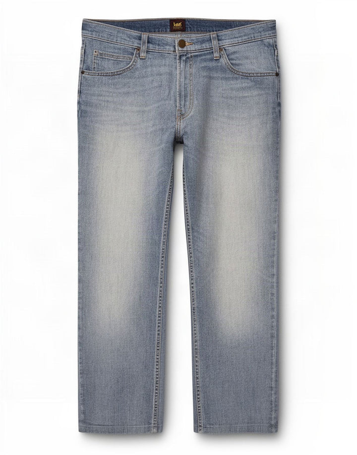 Lee Womens Cropped Jeans W32 L24 Blå