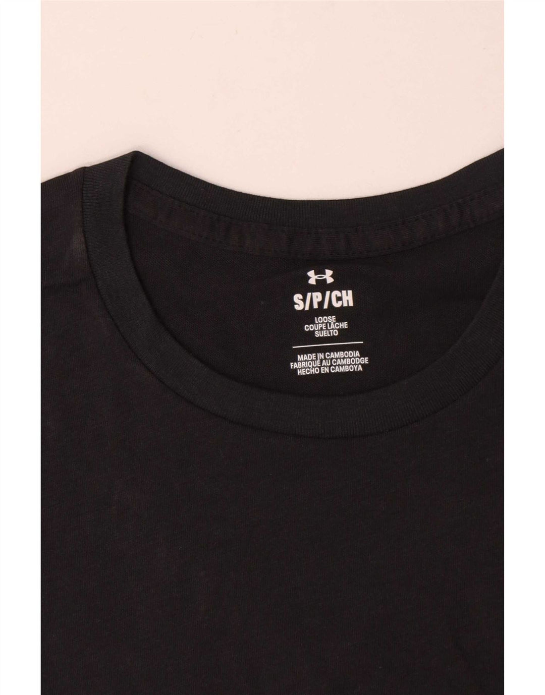 Under Armour Herre T-Shirt Top Lille Sort