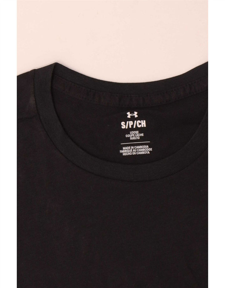 Under Armour Herre T-Shirt Top Lille Sort