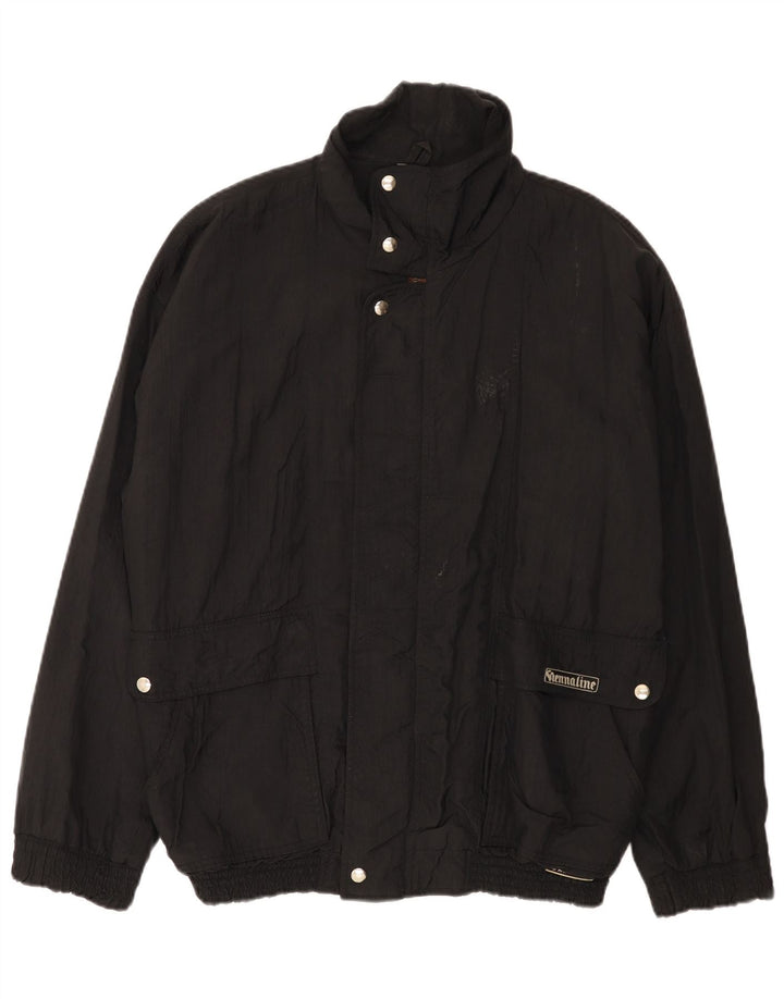 Vintage Bomberjakke til mænd UK 42 XL Sort
