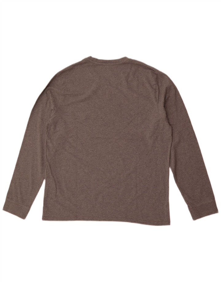 Levi's Herre Standard Fit Top Langærmet Stor Grå Flecked Bomuld