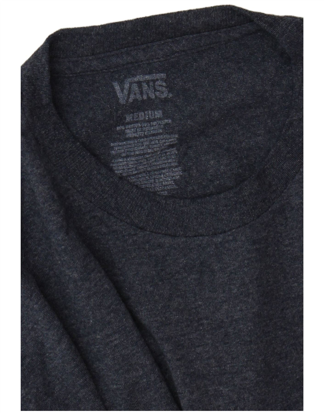 Vans Herre grafisk T-shirt Top Medium Blue Flecked