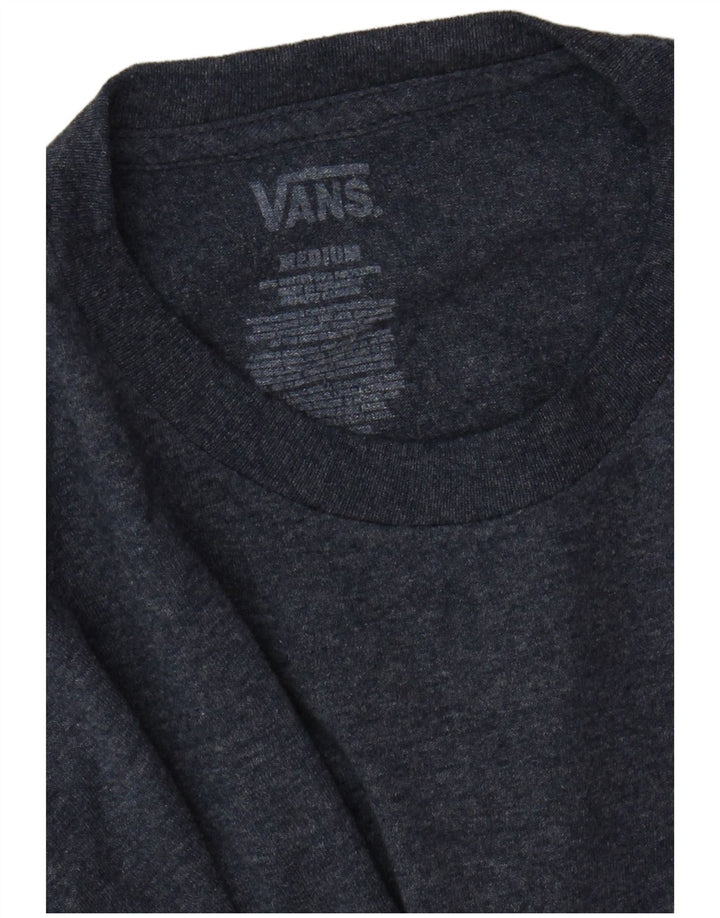 Vans Herre grafisk T-shirt Top Medium Blue Flecked